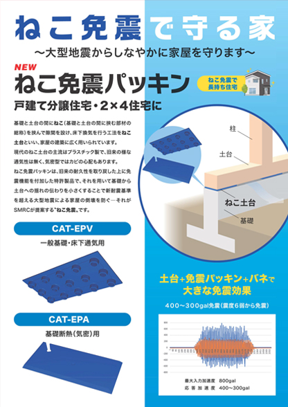 ねこ免震パッキン